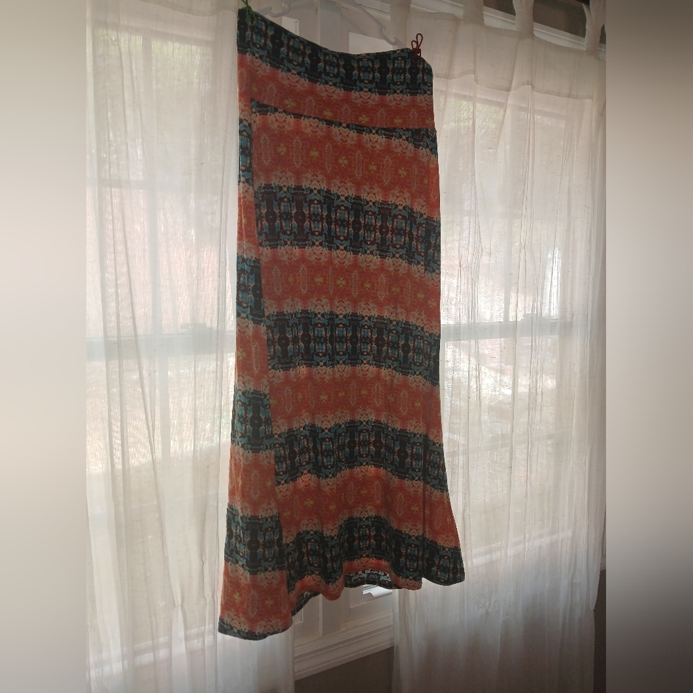 Bohemian Multicolor Maxi Skirt